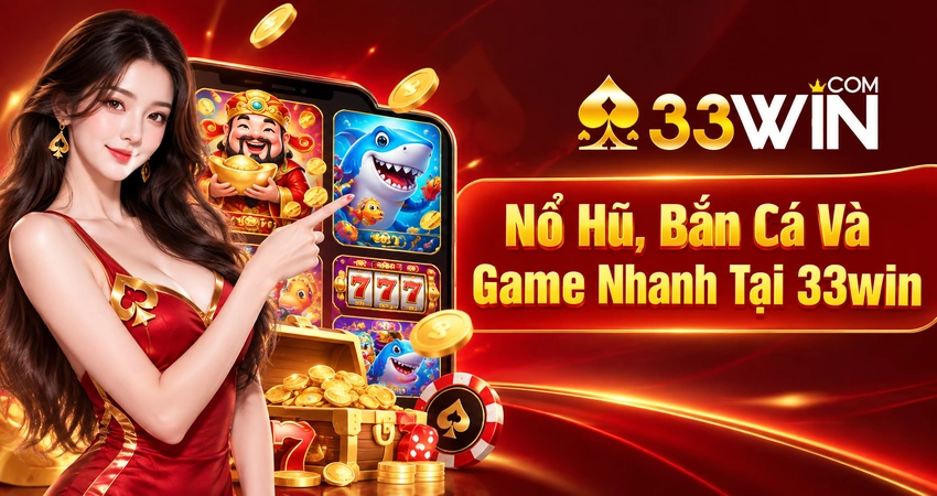 Nổ Hũ, Bắn Cá Và Game Nhanh Tại 33win